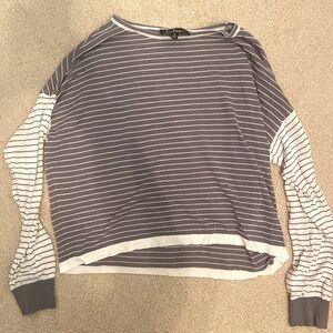 Lulus long sleeved striped shirt